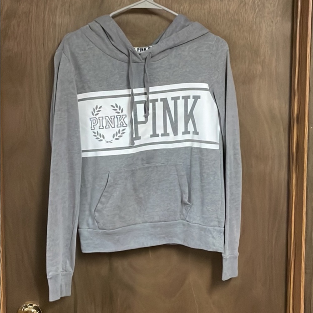Victorias‎ Secret Pink Pullover Hoodie Sweatshirt Small